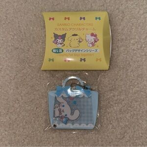 ✨BNIB Sanrio Cinnamoroll Handbag Acrylic Keychain